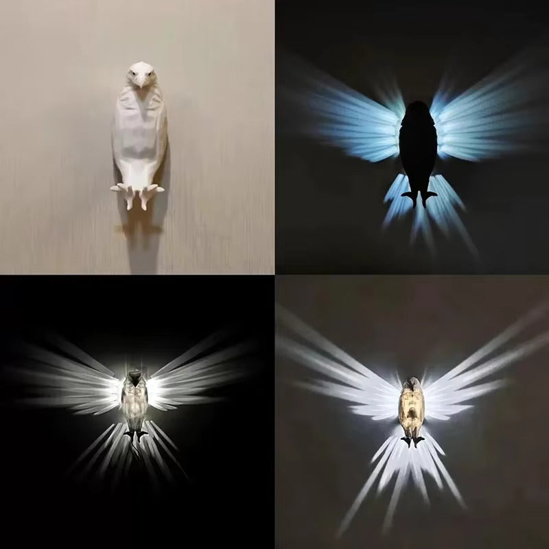 Noir & Vive Birdlume – The Eagle Wall Light